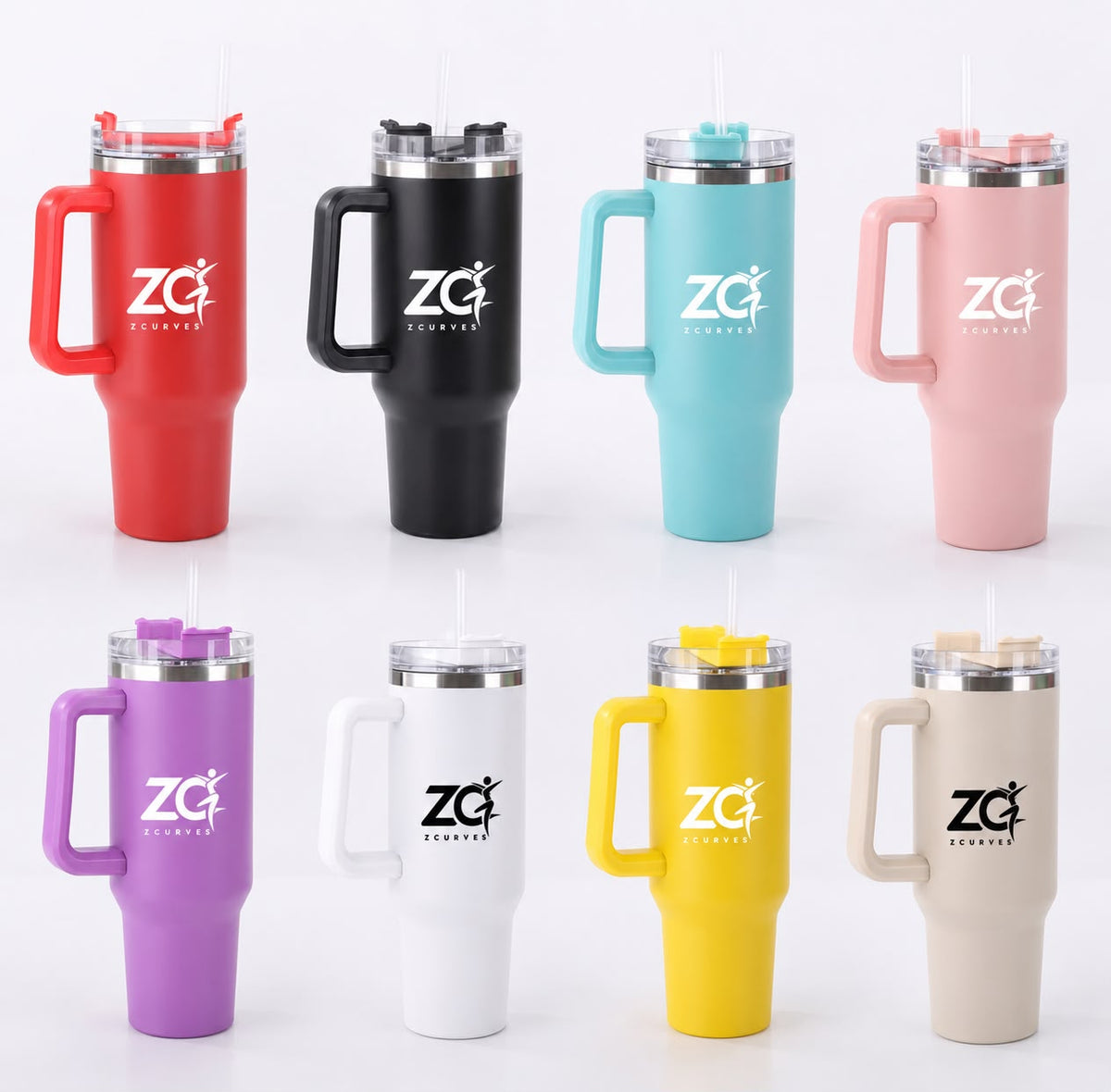 5. Zcurves 40 oz Luxe Hydration Tumbler